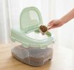 Pets Cats Storage Container, Sealed Moisture-Proof Grain Storage Bucket, Bpa Free Dog Food Storage Box, Leak Proof And Reusable Storage Barrel