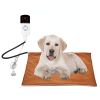Adjustable Timing Pet Heating Pad; Electric Blanket; Cat And Dog Mat; Waterproof Electric Pad; Nip-Proof Metal Pipe; Replaceable Quilt Cover