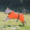 Dog Coats Small, Waterproof ,Warm Outfit Clothes Dog Jackets Small,Adjustable Drawstring Warm And Cozy Dog Sport Vest-(Orange, Size Xl))