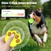 Interactive Dog Ball Toy With Remote Control â€“ Silent Motion Activated Rolling & Bouncing