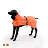 Dog Coats Small, Waterproof ,Warm Outfit Clothes Dog Jackets Small,Adjustable Drawstring Warm And Cozy Dog Sport Vest-(Orange, Size Xl))