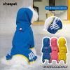 Small Dog Raincoat; Body Full Surrounding; Waterproof Poncho Pet Clothes; With Tow Holes In The Back