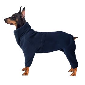 Warm Dog Cotton Coat/Sweater; Cold-Proof Clothes For Medium Large Dog; Dog Cotton Coat For Winter (Variation Value 2: XS, Variation Value 1: Navy Blue)