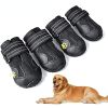 Dog Boots; Waterproof Dog Shoes; Dog Booties With Reflective Rugged Anti-Slip Sole And Skid-Proof; Outdoor Dog Shoes For Medium Dogs 4Pcs