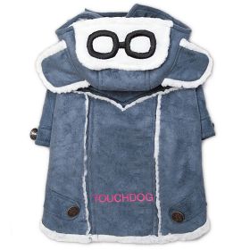 Touchdog 'Tuskegee' Aero-Vintage Designer Dog Coat (Variation Value 2: Small, Variation Value 1: Blue)