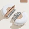 Pet Life 'Lynx' 2-In-1 Travel Connecting Grooming Pet Comb And Deshedder