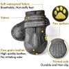 Dog Boots; Waterproof Dog Shoes; Dog Booties With Reflective Rugged Anti-Slip Sole And Skid-Proof; Outdoor Dog Shoes For Medium Dogs 4Pcs