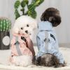 Pet Dog Clothing Waterproof Breathable Reflective Clothing Small Dog Raincoat; Light Reflecting Strip