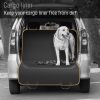 Cargo Liner For Dogs; Water Resistant Pet Cargo Cover Dog Seat Cover Mat For Car Sedans Vans With Bumper Flap Protector; Non-Slip
