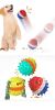 Pet Chew Toy Interactive Treat Toy Squeaky Bounce Toy With Rope For Aggressive Dog Chewers